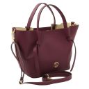 Legame Sac Shopping en Cuir - Grand Modèle Bordeaux TL142481