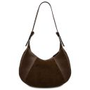 Goccia Leather Hobo bag Coffee TL142515