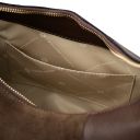 Goccia Beuteltasche aus Leder Kaffee TL142515