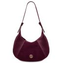 Goccia Leather Hobo bag Bordeaux TL142515
