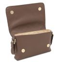 Tarte Leather Shoulder bag Dark Taupe TL142518