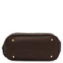 Nomade Suede Leather Fringe Shoulder bag Dark Brown TL142512