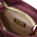 Nomade Bolso en Piel de Gamuza con Flecos Bordeaux TL142512