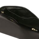 TL Bag Clutch aus Metallic-Leder Schwarz TL141993