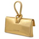 TL Bag Clutch aus Metallic-Leder Gold TL141993