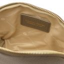 Vera Soft Leather Toiletry Case Dark Taupe TL142521