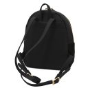 Itaca Leather Backpack and Soft Leather Toiletry Case Black TL142523