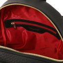 Itaca Leather Backpack and Soft Leather Toiletry Case Black TL142523