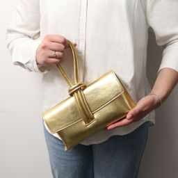 TL Bag Metallic Leather Clutch Золотой TL141993