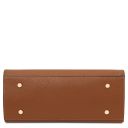 Origami Bolso en Piel Cognac TL142507