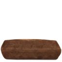 Nomade Suede Leather Fringe Clutch Cognac TL142496