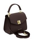 TL Bag Sac à Main en Cuir Marron foncé TL142203