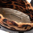 Croque Borsa a Mano in Pelle Effetto Cocco Caffè TL142510