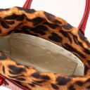 Croque Croc Print Leather Handbag Lipstick Red TL142510