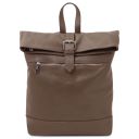 London Soft Leather Backpack Темный серо-коричневый TL142502
