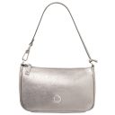 Parfait Sac à Main en Cuir Metallic Argent TL142543