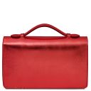 Opera Metallic Leather With Chain Strap Red TL142519