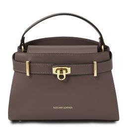 Maisy Bolso en Piel Marrón topo oscuro TL142459