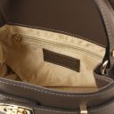 Maisy Handtasche aus Leder Dunkel Taupe TL142459