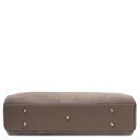 Eclaire Schultertasche aus Wildleder Dunkel Taupe TL142516