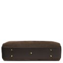 Eclaire Suede Leather Shoulder bag Dark Brown TL142516