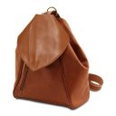 Delhi Sac à dos en Cuir Souple Cognac TL142024