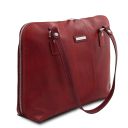 Ravenna Damen Business Tasche aus Leder Rot TL142426