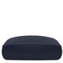 London Soft Leather Backpack Dark Blue TL142502