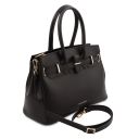 TL Bag Leather Handbag Black TL142174