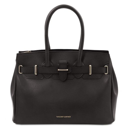 TL Bag Borsa a Mano in Pelle Nero TL142174