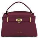 Maisy Sac Cabas en Cuir Bordeaux TL142458