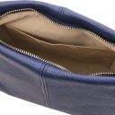 TL Bag Sac Bandoulière en Cuir Souple Bleu foncé TL142007