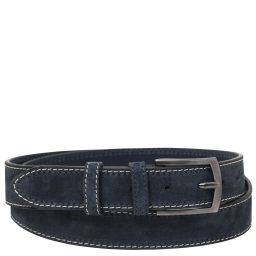 Casual Suede Leather Belt 35mm Темно-синий TL142537
