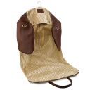 Antigua Reisetasche/Kleidersack aus Leder Dunkelbraun TL142341