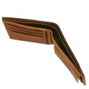 Exclusive 2 Fold Leather Wallet for men With Coin Pocket Natural TL142552