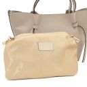 Legame Leather Shopping bag - Large Size Light Taupe TL142481