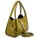 Soave Soft Leather Handbag Pastel yellow TL142583