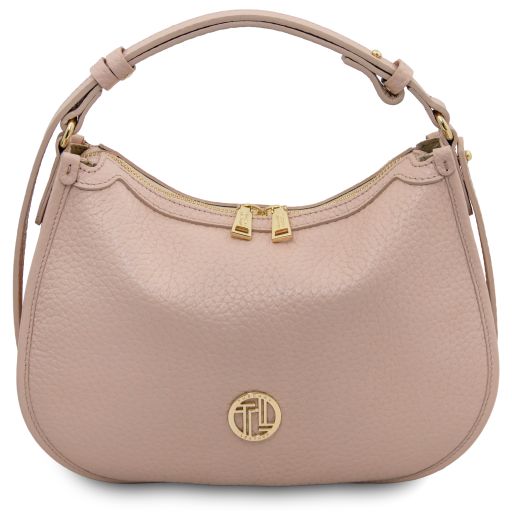 Hoblò Soft Leather Handbag Nude TL142563