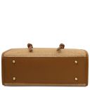 Frame Bolso en Piel Efecto Paja Cognac TL142566