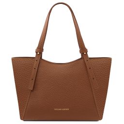 Libra Borsa al Hombro en Piel Cognac TL142580