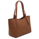 Libra Leather Shoulder bag Cognac TL142580