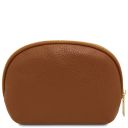 Vera Trousse in Pelle Morbida Cognac TL142438