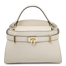 Maisy Bolso en Piel Beige TL142459