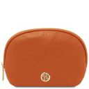 Vera Soft Leather Toiletry Case Orange TL142438
