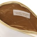 Vera Trousse in Pelle Morbida Bianco TL142438