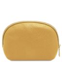 Vera Soft Leather Toiletry Case Pastel yellow TL142438