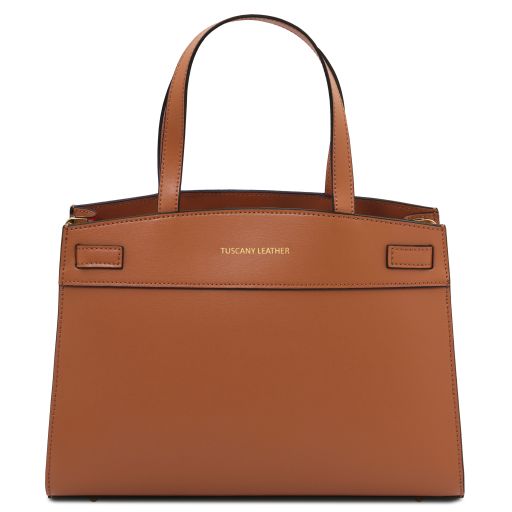Musa Borsa a Mano in Pelle Cognac TL142560
