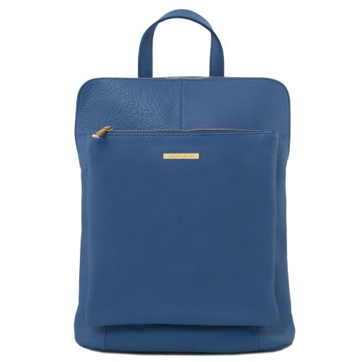 TL Bag Soft Leather Backpack for Women Denim TL141682