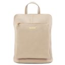 TL Bag Mochila Para Mujer en Piel Suave Beige TL141682