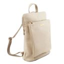 TL Bag Mochila Para Mujer en Piel Suave Beige TL141682